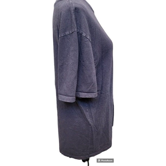 VANS Off The Wall Black T-Shirt Size Large Skater Slim Fit - Picture 2 of 5